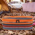 thumbnail image 4 of Bolsa de almacenamiento de vajilla con múltiples bolsillos, organizador para acampar, estuche para picnic, utensilios para barbacoa Algodón Naranja, 4 of 8
