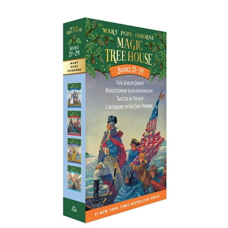 Magic Tree House Volumes 21-24 Boxed Set : American History (Best Tree Houses In America)