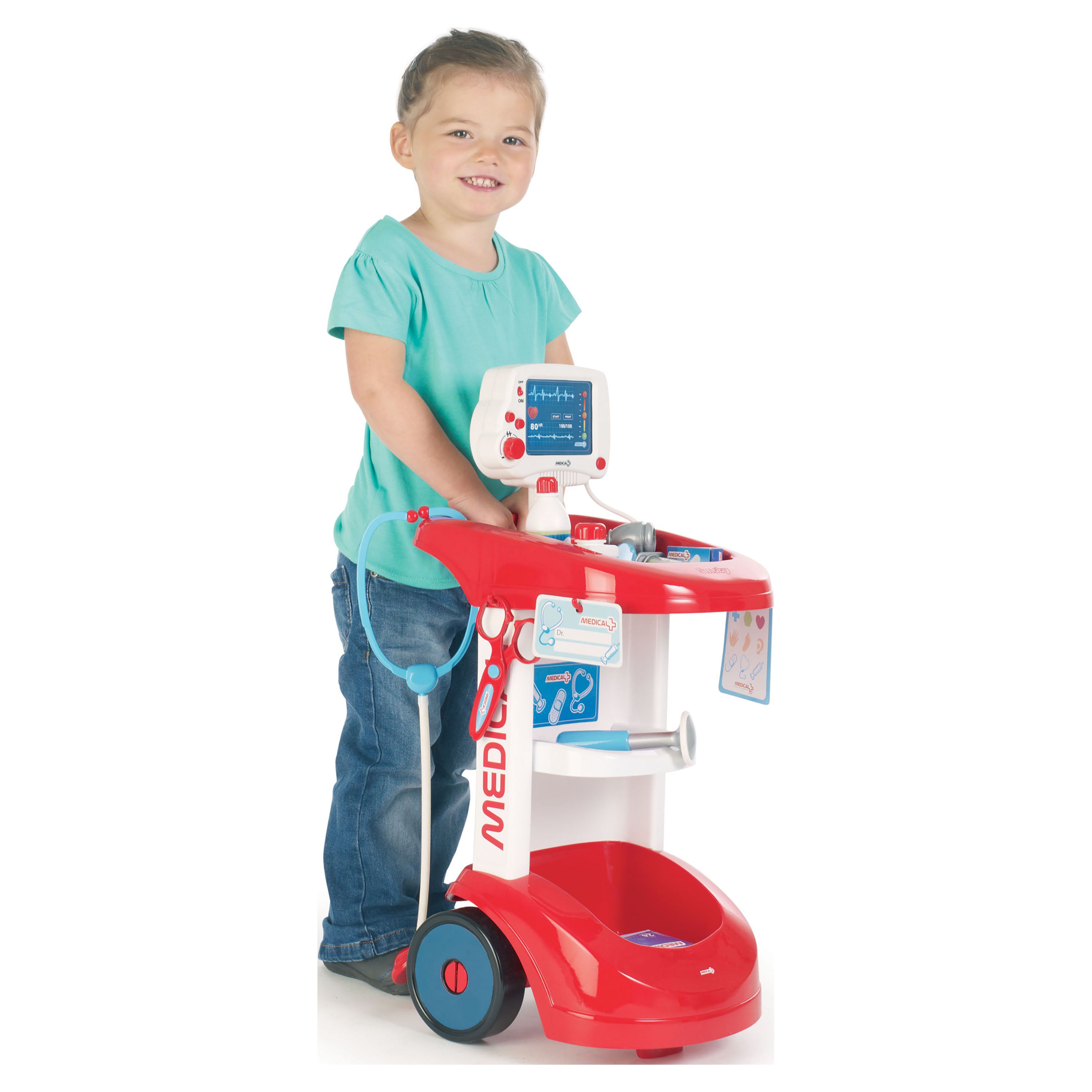 Simba - 12 Piece Electronic Doctor's Trolley