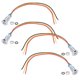 thumbnail image 1 of Lot de 4 LED rondes précâblées, étanches, bicolores, anode commune, 8 mm, 36 V (rouge et jaune), 1 of 4