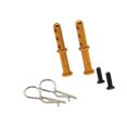 thumbnail image 5 of Almencla 2x RC Body Post Aluminum Shell Holder Mounts for 1/12 1/14 Crawler Car Truck gold, 5 of 8