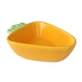 thumbnail image 2 of Food Water Feeding Bowls Cartoon Carrot Rabbit Shape Ceramic Bowl for Small Animals Hamster Pet Feeding Supplies, 2 of 12