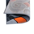 thumbnail image 6 of Masada Rugs Modern Contemporary Area Rug Mat, Orange Grey Black (2 Feet X 3 Feet) Mat, 6 of 7