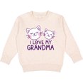 thumbnail image 2 of Inktastic I Love My Grandma Toddler Sweatshirt, 2 of 4