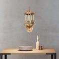 thumbnail image 4 of 15.5*33.5cm Wall Mounted Copper Color Antique Outdoor Lantern Wall Sconce Light for Front Doors Sheds Hallways Terraces, 4 of 15