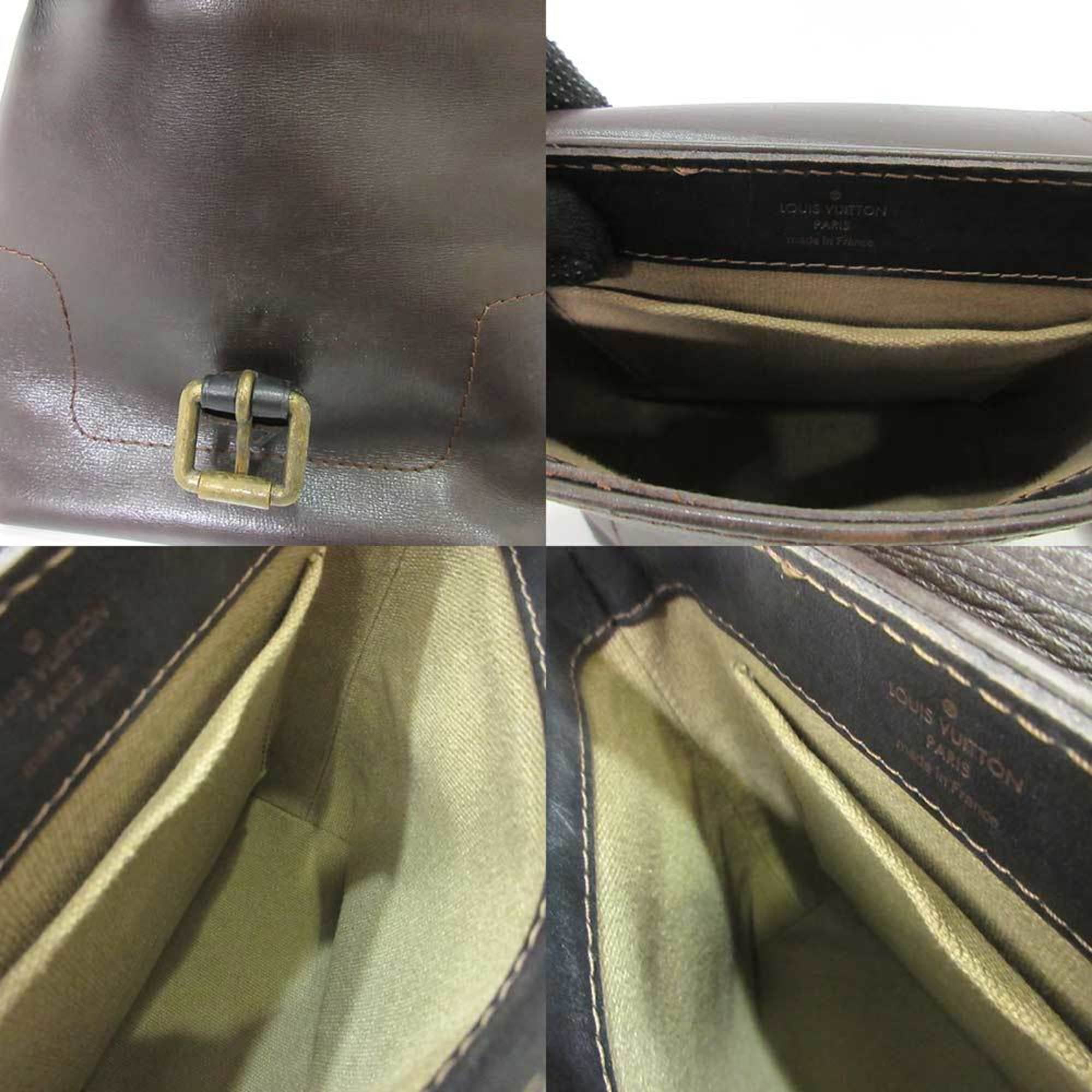 Louis Vuitton Utah Sacpla Shoulder Bag M92073 Cafe Brown Leather Men's  LOUIS VUITTON