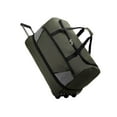 thumbnail image 3 of Bolsa de lona de viaje con ruedas Bolsa Weekender para viaje de negocios Accesorios de viaje portátiles ligeros Versátiles impermeables Verde, 3 of 9