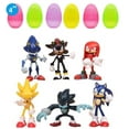 thumbnail image 2 of Sonic Shadow, Werehog, Metal Sonic, Knuckles, Super Sonic Figure Set of 6, 2 of 4