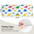 thumbnail image 5 of White Colorful Dinosaurs Pattern Kitchen Rug Mat,Kitchen Runner Rugs Non Skid Washable,Decorative Kitchen Floor Mats for Kitchen,Sink,Laundry,17"X47", 5 of 5