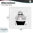 thumbnail image 4 of Stupell Industries Art Deco Chic Boss Morning Coffee Moment White Framed Print Under Glass, 13 x 13, by Martina Pavlova, 4 of 8