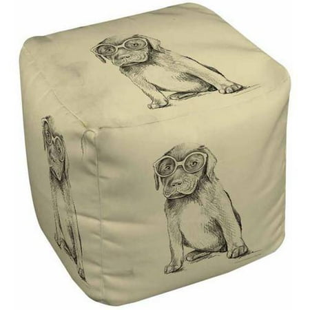 Thumbprintz Lucky Pouf, 18" x 18" x 18"
