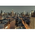 thumbnail image 2 of Frank, Assaf 32x23 White Modern Wood Framed Museum Art Print Titled - Lower Manhattan-New York, 2 of 4