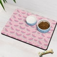 thumbnail image 3 of Pet Feeding Mat 16x24 Inch with Tropical Watermelon Pattern, Durable Waterproof Dog Food Mat, Absorbent, Non-Slip, Quick Dry, Washable Mat for Dogs and Cats, 3 of 7