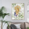 thumbnail image 3 of Cuadros Decorativos Jesús mujer diamante pintura 5D DIY completo redondo taladro Rhinestone sala de estar arte DQrwqpou Nuevos Originales, 3 of 9