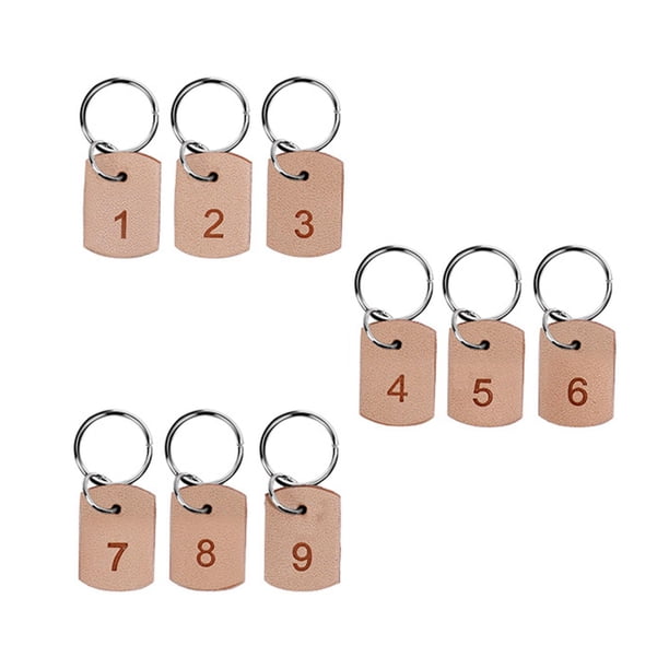 Marcadores de puntadas número 1-9, kits de manualidades de ganchillo hechos a mano, marcadores de ganchillo suaves, fácil de llevar para accesorios de