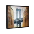 thumbnail image 4 of Stupell Industries Modern Urban Bridge Travel & Places Painting Black Floater Framed Art Print Wall Art, 21 x 17, 4 of 10