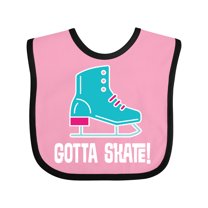 Inktastic Ice Skating Gotta Skate Boys or Girls Baby Bib