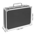 thumbnail image 2 of Minkissy Boîte de Rangement Portable Noire en Aluminium 1Pcs pour Usage Domestique, 2 of 7