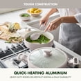 thumbnail image 6 of GreenPan Essence 10 Piece Ceramic Nonstick Cookware Set, Clay, 6 of 8