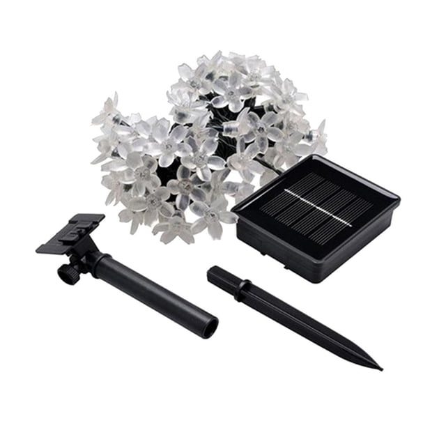 Luces de Cadena Solar LED Iluminación Suministros de Limpieza Negocio Científico Rosado Cola Luces de cadena LED al aire libre