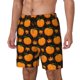 thumbnail image 1 of Fotbe Orange Pumpkin And Autumn Maple Traje de Baño para Hombre – Shorts de Natación de Secado Rápido con Forro y Bolsillos-Small, 1 of 6