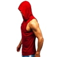 thumbnail image 3 of ZZwxWA Mens Tank Top, Mens Hooded Tank Tops Bodybuilding Muscle Cut Off T Shirt Sleeveless Gym Training Hoodies Workout Athletic Tee Holiday Gift Finder, 3 of 6