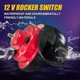thumbnail image 2 of UTV ATV Universal 12V Horn Kit W/ Rocker Switch for Polaris RZR 800 XP Ranger Can-Am Maverick X3 Ar, 2 of 5