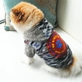 thumbnail image 5 of Pet Clothing Color Stitching Cat Print Clothes Pet Clothes Dog Coat Shirt Winter Sweatshirt Clothes for Dogs Boys for Winter Small Dogs Clothes for Winter Girl Dog Clothes Winter Coats Med Dog Cl, 5 of 7