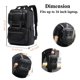 thumbnail image 2 of Mochila de piel clásico computadora portátil para hombres, 2 of 7