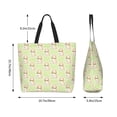 thumbnail image 5 of Yiaed Rabbit With Tie Print Handbag for Women Tote Purse Shoulder Bag Large Fashion Hobo Purse Handbag Shopping Tote, 5 of 5