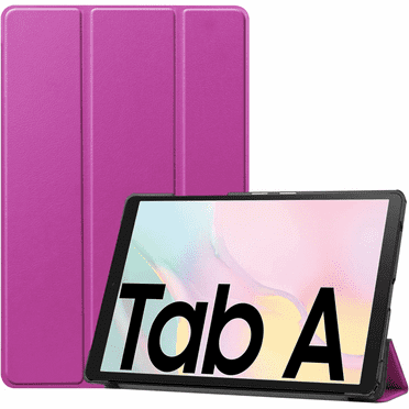 Vegan Leather Cover for Galaxy Tab A7 10.4 Case 2020, Lightweight Slim Tri-Fold Case Magnetic Cover for Samsung Galaxy Tab A7 10.4" Tablet [SM-T500/T505/T507] Purple