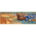 thumbnail image 2 of Ivan Bilibin 18x9 Gold Ornate Wood Frame and Double Matted Museum Art Print Titled - Illustrations for ‘One Thousand and One Nights’ (1932), 2 of 4