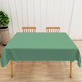 thumbnail image 3 of 84x60 Inch Solid Color Rectangle Tablecloth Morandi Pinaster Green Table Cloth Cover for Indoor Dining Room Table Protector Modern Simple Thick Linen Tablecloths, 3 of 5