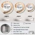 thumbnail image 4 of Designart "Curves Of Copper In Nautilus Spiral" Nautilus Rund Mirror For Wall Decor - Large Peach Round Print Mirror - Round Modern Mirror - Wall Mounted Round Large Mirror - 23" x 23", 4 of 6