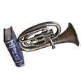 thumbnail image 4 of EeaseCA Resin Musical Instrument Adornment Retro Musical Instrument Craft Household Desktop Adornment (Golden), 4 of 8