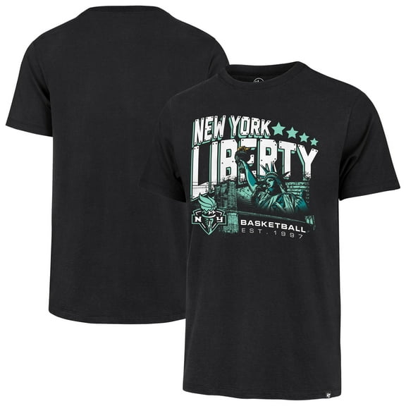 Men's '47  Black New York Liberty Hometown Regional Franklin T-Shirt