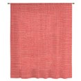 thumbnail image 2 of Coral Pink Color Sheer Curtains 96 Inches Long, Abstract Woven Texture Vintage Minimalist Light Filering Curtains, Privacy Drapes Simi Floor to Veiling Curtain for Living Room Window Treatment, 2 of 9