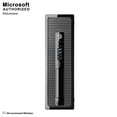 thumbnail image 4 of HP ProDesk 400 G1 SFF, Intel Quad Core i5-4590 up to 3.7 GHz, 8G DDR3 RAM, 512G SSD, Bluetooth, WiFi, DVDRW, Windows 10 Pro 64 Bit (EN, FR, ES)-Refurbished, 4 of 7