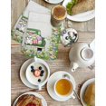 thumbnail image 4 of Spring Easter Kitchen Dish Towels for Drying Dishes Set of 3, Easter Eggs Bunny Truck Botanical Wooden Waffle Weave Microfiber Hand Tea Bathroom Towels Quick Dry & Absorbent Towel 15.7x23.6, 4 of 7