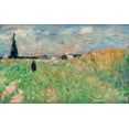 thumbnail image 2 of Seurat, Georges 18x13 White Modern Wood Framed Museum Art Print Titled - A Summer Landscape, 2 of 4
