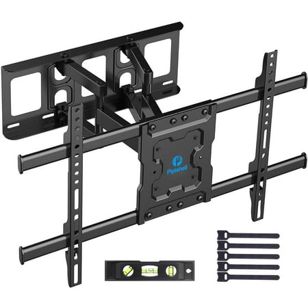 Full Motion TV Wall Mount Bracket for Most 37-70 inch Flat/Curved TVs Holds up to 132lbs