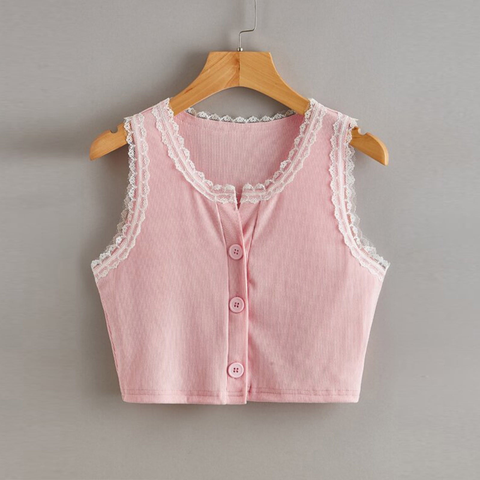 pale pink vest top womens