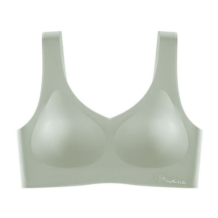 Up to 60% OFF  Womens Soft Strip Bra  Ultra Soft Thin Seamless  Daily Wear  Comfortable Underwear  For Everyday  Seamless Bralette  Bras for Women No Underwire | Green Free Size  Sopatenor