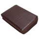 thumbnail image 3 of Estuche para bolígrafos de gran capacidad, 200 ranuras, portalápices, bolsillo de almacenamiento clasificado con cremallera de 4 capasMarrón, 3 of 9
