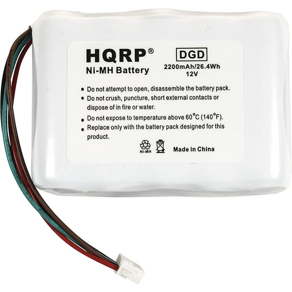 HQRP 2200mAh Battery compatible with Logitech Squeezebox 930-000106, 533-000050, HRMR15/51, NT210AAHCB10YMXZ