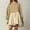 Beige, variant on TIANZEN Dresses For Women Casual Ruched Knee Length Hoodie Dress Solid Patchwork Long Sleeve Dresses Fall Casual Dresses Women's Dresses Casual Travel Dresses for Women Beach Dress plus Size