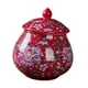 thumbnail image 5 of Tarros de jengibre redondos Chinoiserie, tarros de almacenamiento de cerámica con tapas selladas, para decoración del hogar/cocina/mesa Rojo mayimx Tarro de jengibre, 5 of 9