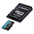 thumbnail image 3 of Kingston 128GB SDXC Micro Canvas Go! Plus Memory Card & Adapter Works with GoPro Hero 7 Black, Silver, Hero7 White Camera (SDCG3/128GB) Bundle with (1) Everything But Stromboli TF and SD Car, 3 of 3