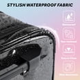 thumbnail image 2 of Fegat 28" Dance Bag with Garment Rack,Upgraded Collapsible Glittering Rolling Competition Dance Duffle Bag Lightweight Wear-Resistant Costume Wheeled Suitcase for Dancers Shows,Black, 2 of 11