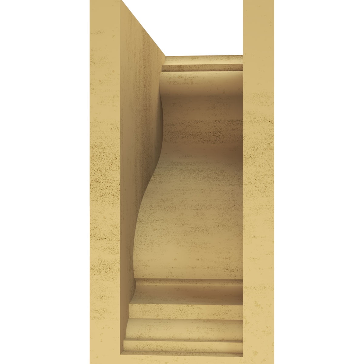 6"W x 12"D x 12"H Classic Scroll Rough Cedar Woodgrain TimberThane Corbel, Primed Tan